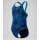 Speedo Girls Badeanzug Leaderback Digital Blau Türkis 164