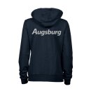 Arena Damen Team Hooded Jacket SV Augsburg Navy