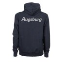 Arena Unisex Team Hooded Jacket SV Augsburg Navy