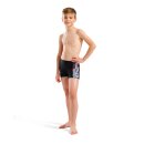 Arena Boys Lit Logo Swim Short Black Multi