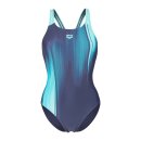 Arena Womens Light Swimsuite Swim Pro Back LB Navy Water