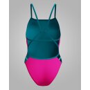 Speedo Ladies Club Training Tri Back Badeanzug Pink