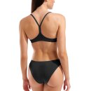 Arena Bandeau Bikini Solid Zweiteiler Black - White