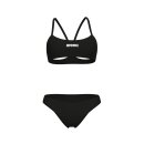 Arena Bandeau Bikini Solid Zweiteiler Black - White