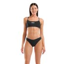 Arena Bandeau Bikini Solid Zweiteiler Black - White