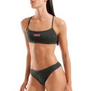 Arena Bandeau Bikini Solid Zweiteiler Dark Sage -...