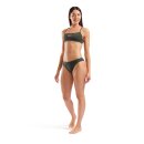 Arena Bandeau Bikini Solid Zweiteiler Dark Sage - Shocking Pink