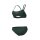 Arena Bandeau Bikini Solid Zweiteiler Dark Sage - Shocking Pink