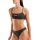 Arena Bandeau Bikini Solid Zweiteiler Dark Sage - Shocking Pink