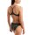 Arena Bandeau Bikini Solid Zweiteiler Dark Sage - Shocking Pink