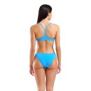 Arena Bandeau Bikini Solid Zweiteiler Turquoise - Yellow Star