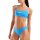 Arena Bandeau Bikini Solid Zweiteiler Turquoise - Yellow Star