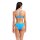 Arena Bandeau Bikini Solid Zweiteiler Turquoise - Yellow Star