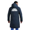 ARENA Wärmemantel Solid Navy SVO mit Druck