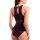 Arena Womens Mesh Panel Swimsuit Vent Back Bordeaux