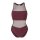 Arena Womens Mesh Panel Swimsuit Vent Back Bordeaux