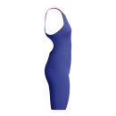 Fastskin Pure Valor 2.0 Openback Kneeskin Navy Violett Wettkampfanzug