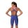 Fastskin Pure Valor 2.0 Openback Kneeskin Navy Violett Wettkampfanzug