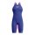 Fastskin Pure Valor 2.0 Openback Kneeskin Navy Violett Wettkampfanzug