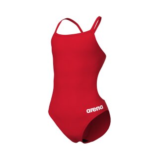 Girls Team Swimsuite Challenge Solid Red White