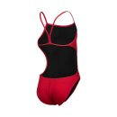 Girls Team Swimsuite Challenge Solid Red White