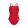 Girls Team Swimsuite Challenge Solid Red White