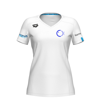 Womens Team T-Shirt Panel Weiss SG Heddesheim