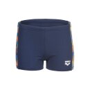 Arena Boys Draft Swim Short Navy - Orange Multi
