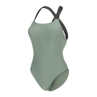 Arena Womens Elastic Solid Swimsuit Sage