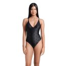 Arena Womens Losange Graphic Swimsuit Black