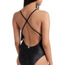 Arena Womens Losange Graphic Swimsuit Black