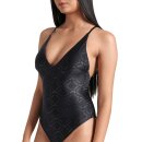 Arena Womens Losange Graphic Swimsuit Black