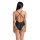Arena Womens Losange Graphic Swimsuit Black