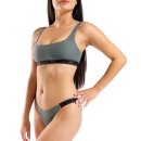 Arena Womens Elastic Solid Bikini Bandeau Sage