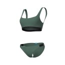 Arena Womens Elastic Solid Bikini Bandeau Sage