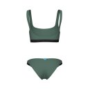 Arena Womens Elastic Solid Bikini Bandeau Sage