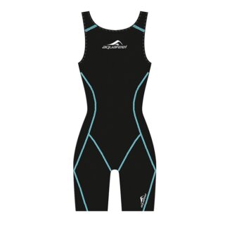 AQUAFEEL Mädchen Wettkampfanzug Open Back Black
