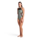 Arena Womens Mesh Panels Swimsuit Sage
