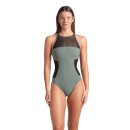 Arena Womens Mesh Panels Swimsuit Sage