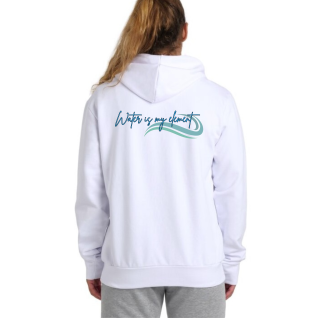 Unisex Team Hooded Jacket Panel Weiß Water