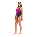 Arena Womens Swimsuit Liliana U Back C Cup Night Grey - Grape Violet