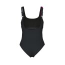 Arena Womens Swimsuit Liliana U Back C Cup Night Grey - Grape Violet