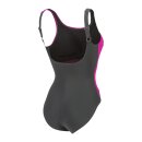 Arena Womens Swimsuit Liliana U Back C Cup Night Grey - Grape Violet