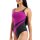 Arena Womens Swimsuit Liliana U Back C Cup Night Grey - Grape Violet