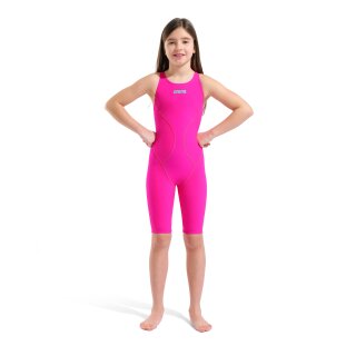 ARENA Powerskin Impulso Open Back JR Shocking Pink - Water