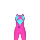 ARENA Powerskin Impulso Open Back JR Shocking Pink - Water