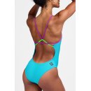 Jolyn Badeanzug Perry Sky Blue/SPlum/Lime