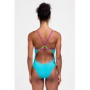 Jolyn Badeanzug Perry Sky Blue/SPlum/Lime