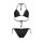 Arena Bikini Solid Triangle Zweiteiler Black