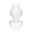 Arena Womens Logo Cutout Swimsuit White
